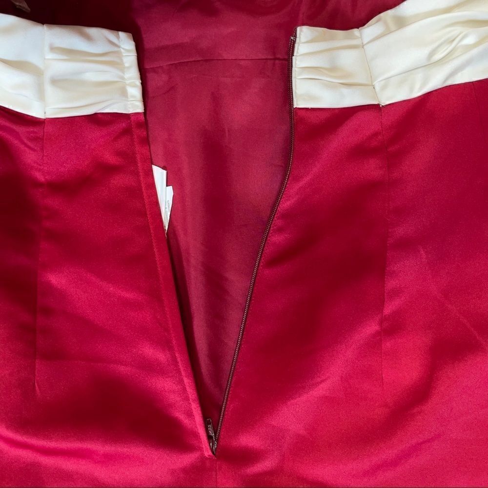 FOREVER YOURS Red Haltered Long Gown Size 6 - Picture 16 of 16